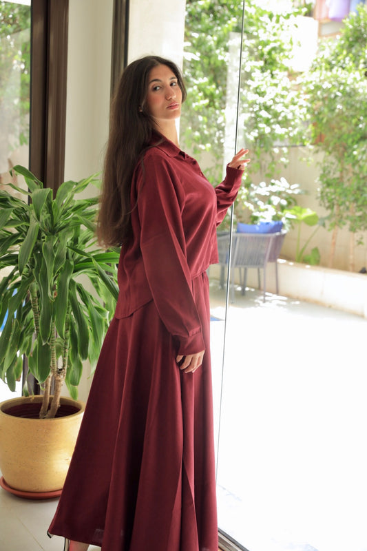Ward Burgundy Set