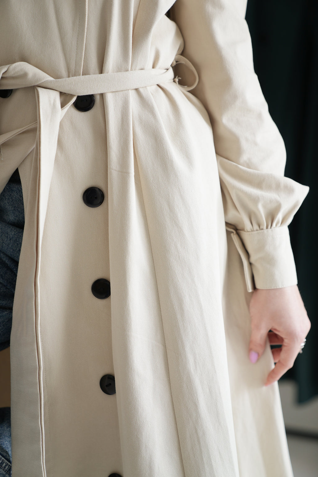 Light beige -French lady coat