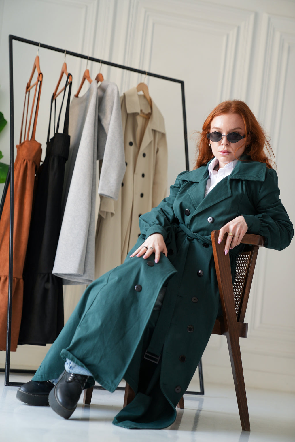 Olive - French lady coat