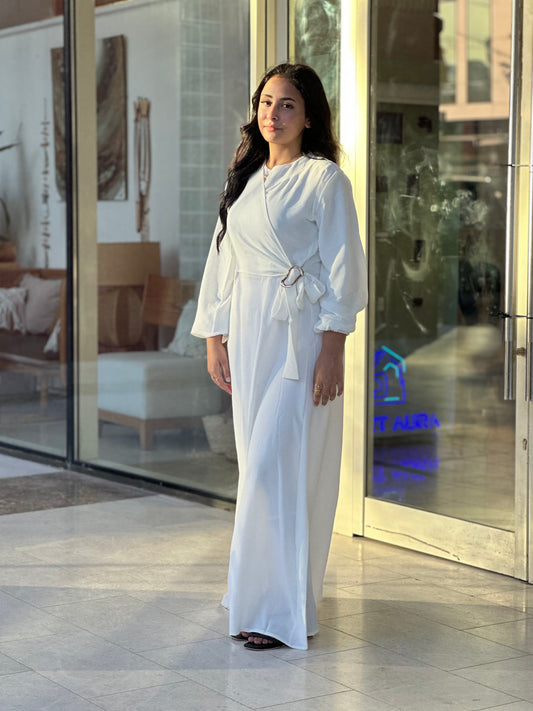 Elina White Dress
