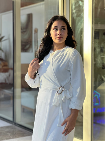 Elina White Dress