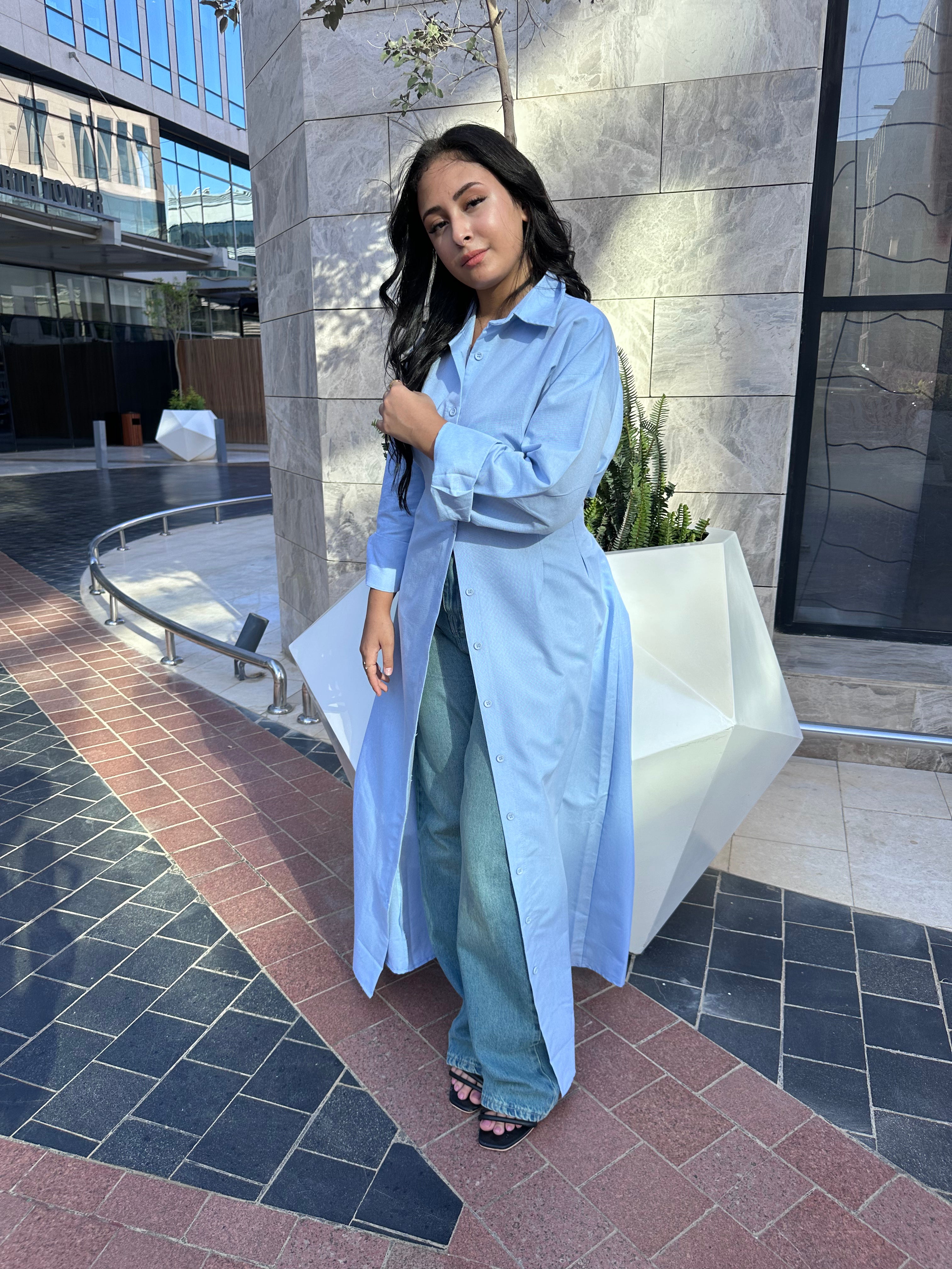 Tala Baby Blue Long Shirt